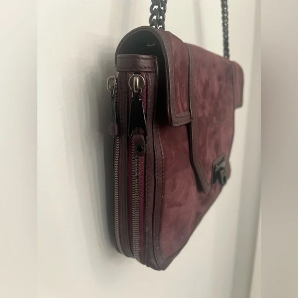 Rebecca Minkoff Collection Allie Suede Purse - Picture 2 of 16
